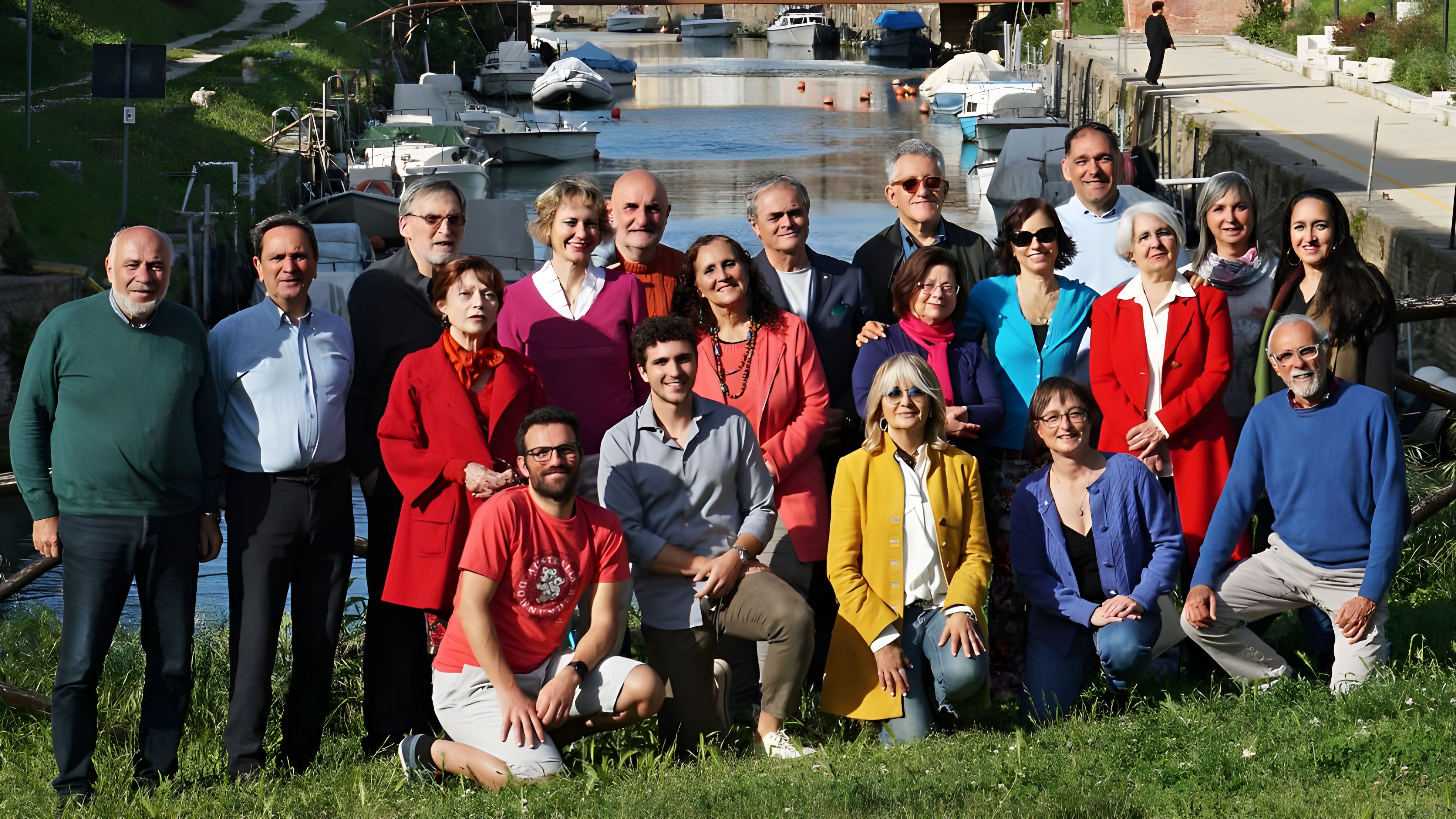 Foto dei candidati e membri di Bene Comune per le comunali 2024.